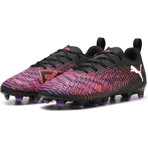 Puma FUTURE 8 PLAY FG/AG Fußballschuhe Teenager Für Für Kinder | Black/White/Glowing Red | Größe: 33