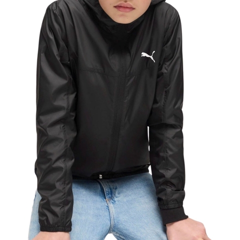 Puma Essentials Regular Windjacke Teenager Für Für Kinder | Mit Plain | Black | Größe: 13-14Y