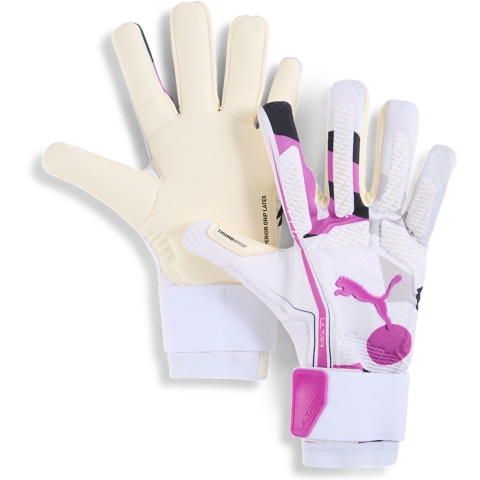 Puma ULTRA Ultimate FOREVER Hybrid-Fußball Go | Mit Other Pattern | White/Pure Magenta/Black | Größe: 9.5