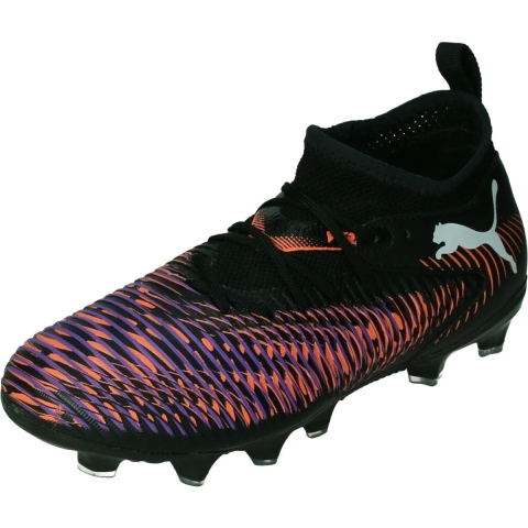 Puma FUTURE 8 MATCH FG/AG Fußballschuhe Teenager Für Für Kinder | Black/White/Glowing Red | Größe: 35