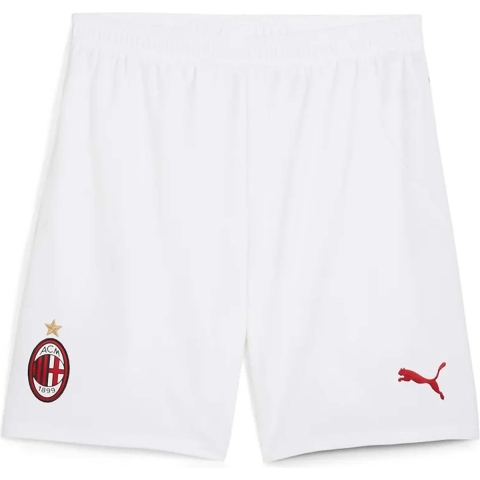 Puma AC Milan 24/25 Shorts Herren | White/Red | Größe: L