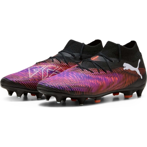 Puma FUTURE 8 PRO MxSG Fußballschuhe | Black/White/Glowing Red | Größe: 44