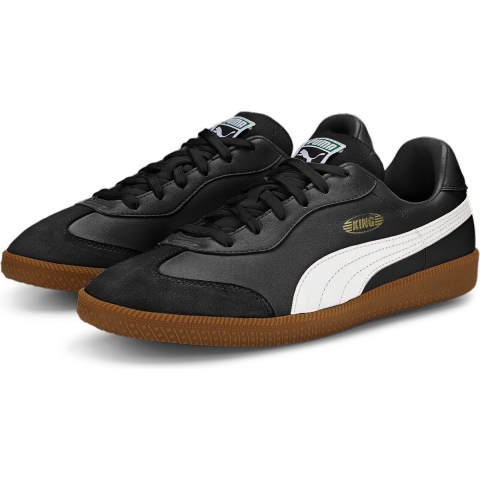 Puma KING 21 IT Fußballschuhe | Black/White/Gum | Größe: 40