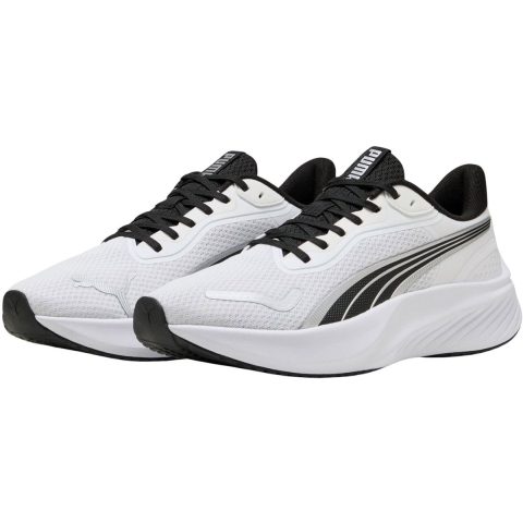 Puma Pounce Lite Laufschuhe | White/Black | Größe: 42.5