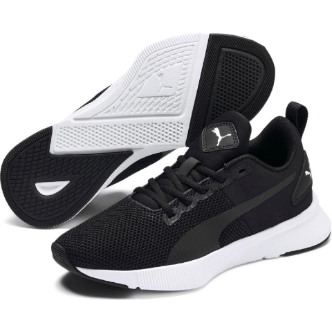 Puma Flyer Runner Sneakers Teenager Schuhe Für Für Kinder | Mit Plain | Black/White | Größe: 39