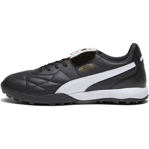 Puma KING TOP TT Fußballschuhe Für Herren | Black/White/Gold | Größe: 39
