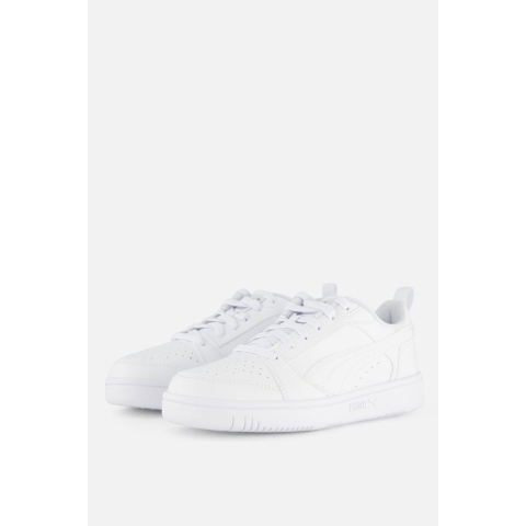Puma Rebound V6 Low Sneakers Schuhe | Mit Plain | White/Cool Light Gray | Größe: 47