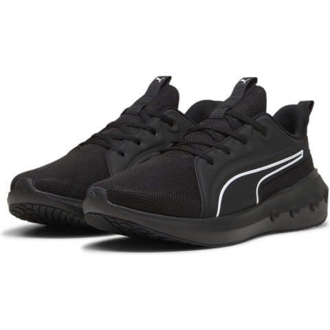 Puma SOFTRIDE Carson Laufschuhe | Black/Black/White | Größe: 44