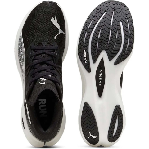 Puma Deviate NITRO™ 3 Laufschuhe Herren | Mit Colorful | Black/White | Größe: 44