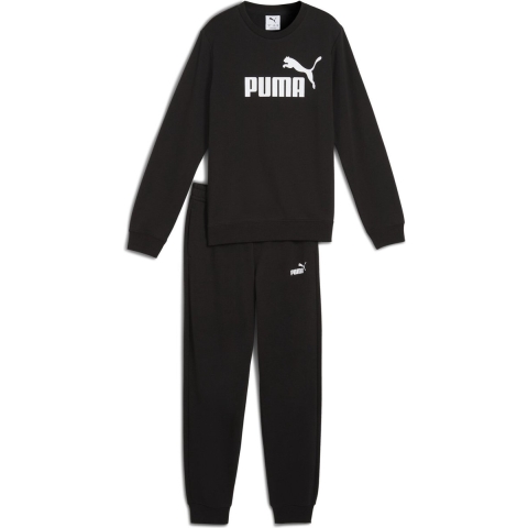 Puma Essentials No. 1 Logo Crew Trainingsanzug Teenager Für Herren Für Damen Für Kinder | Mit Logo Print | Black | Größe: 15-16Y