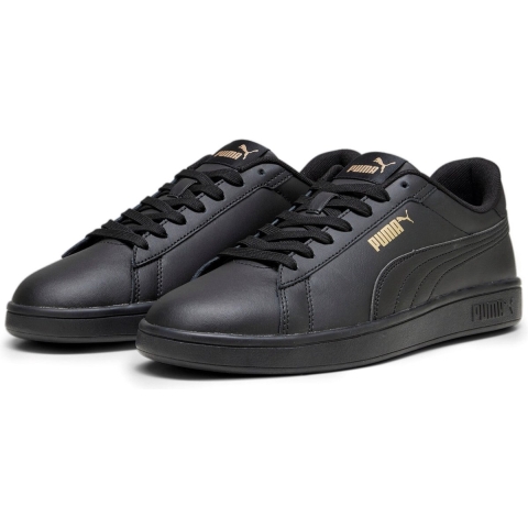 Puma Smash 3.0 L Sneakers Schuhe | Mit Plain | Black/Gold/Black | Größe: 41