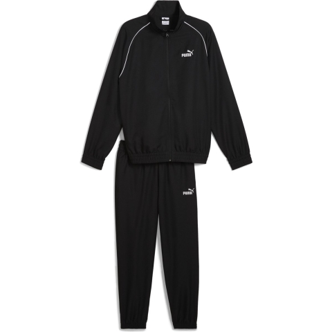 Puma Gewebter Trainingsanzug mit Paspeln Herren | Mit Print | Black | Größe: S