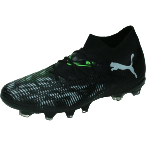 Puma FUTURE 8 MATCH FG/AG Fußballschuhe | Black/Cool Light Gray/Green | Größe: 47