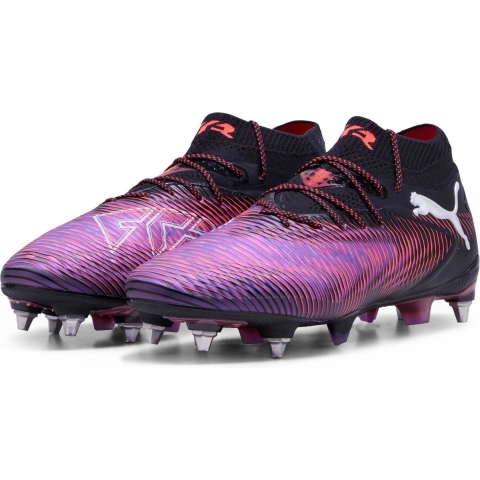 Puma FUTURE 8 ULTIMATE MxSG Fußballschuhe | Black/White/Glowing Red | Größe: 42.5