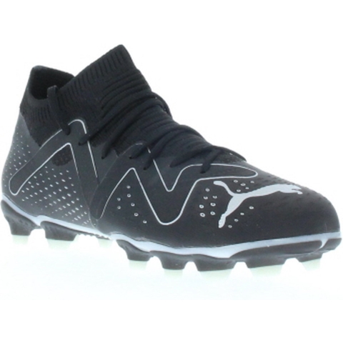 Puma FUTURE MATCH FG/AG Fußballschuhe Teenager Für Für Kinder | Black/Silver | Größe: 35.5
