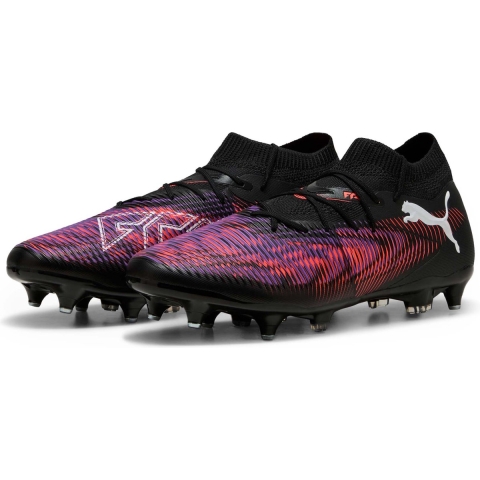 Puma FUTURE 8 MATCH MxSG Fußballschuhe | Black/White/Glowing Red | Größe: 40