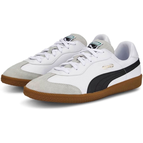 Puma KING 21 IT Fußballschuhe | White/Black/Gum | Größe: 42