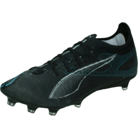 Puma ULTRA 5 PRO FG/AG Fußballschuhe | Black/Silver/Bright Aqua | Größe: 44