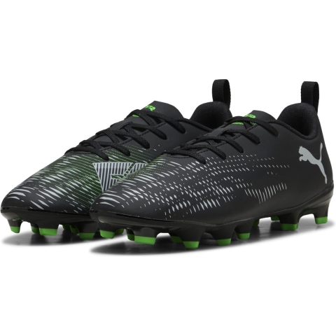 Puma FUTURE 8 PLAY FG/AG Fußballschuhe Teenager Für Für Kinder | Black/Cool Light Gray/Green | Größe: 35