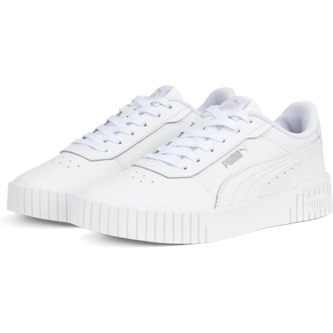 Puma Carina 2.0 Sneakers Damen Schuhe | White/Silver | Größe: 37.5