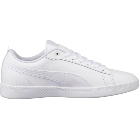Puma Smash v2 Leder-Sneakers Damen Schuhe | White | Größe: 38