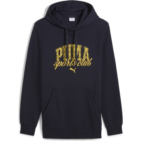 Puma Class Hoodie Herren | Mit Print | New Navy | Größe: XXL