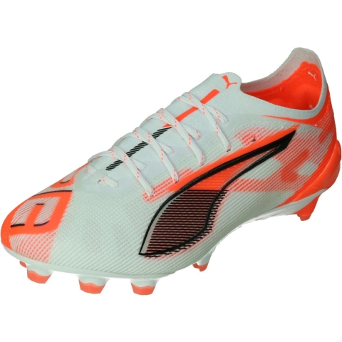Puma ULTRA 5 ULTIMATE FG Fußballschuhe | White/Black/Glowing Red | Größe: 42