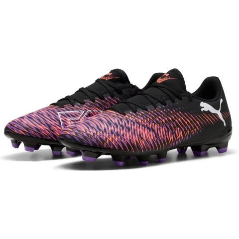 Puma FUTURE 8 PLAY FG/AG Fußballschuhe | Black/White/Glowing Red | Größe: 40