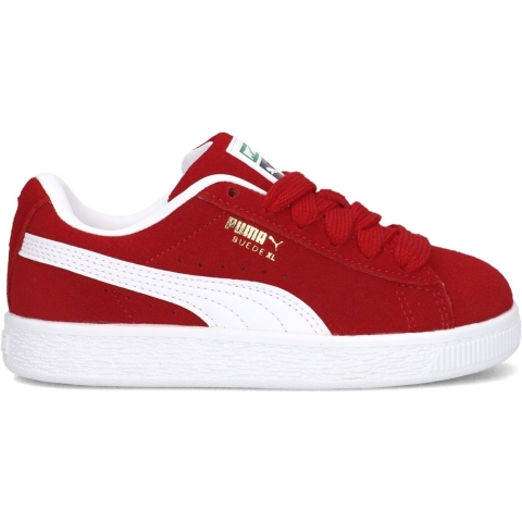Puma Suede XL Sneakers Kinder Schuhe | Red/White | Größe: 28