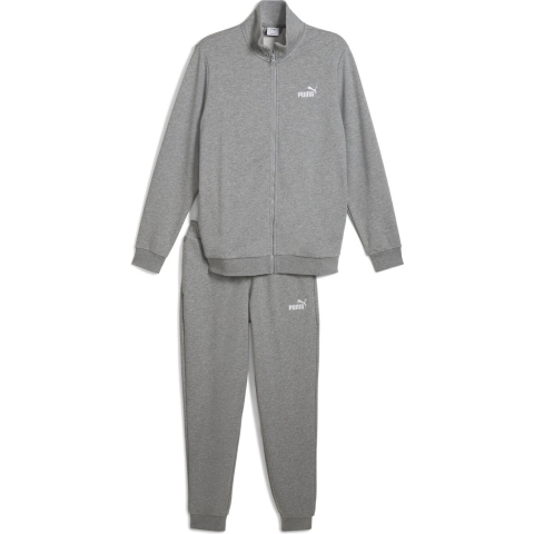 Puma Essentials Jogginganzug Herren | Mit Plain | Medium Gray Heather | Größe: XL