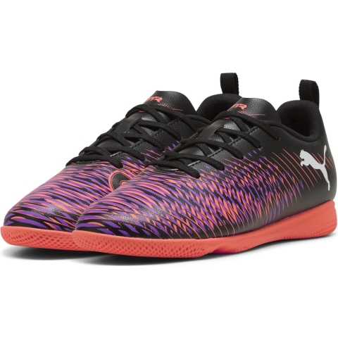 Puma FUTURE 8 PLAY IT Futsalschuhe Teenager Für Für Kinder | Black/White/Glowing Red | Größe: 32