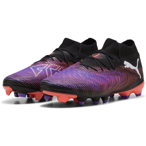 Puma FUTURE 8 PRO FG/AG Fußballschuhe | Black/White/Glowing Red | Größe: 46.5