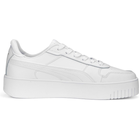 Puma Carina Street Sneakers Damen Schuhe | Mit Plain | White/Black/Silver | Größe: 36