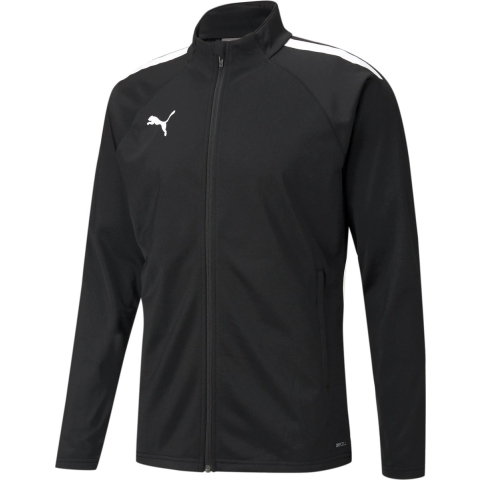 Puma teamLIGA Fußball-Trainingsjacke Herren | Mit Plain | Black/White | Größe: XL