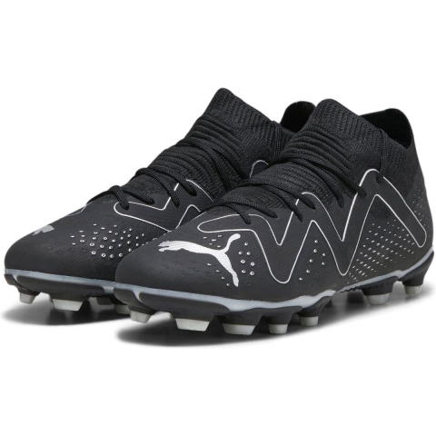 Puma FUTURE MATCH FG/AG Fußballschuhe Teenager Für Für Kinder | Black/Silver | Größe: 31