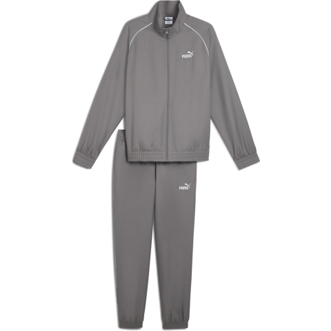 Puma Gewebter Trainingsanzug mit Paspeln Herren | Mit Print | Cast Iron | Größe: L