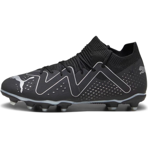 Puma FUTURE MATCH FG/AG Fußballschuhe Teenager Für Für Kinder | Black/Silver | Größe: 38.5