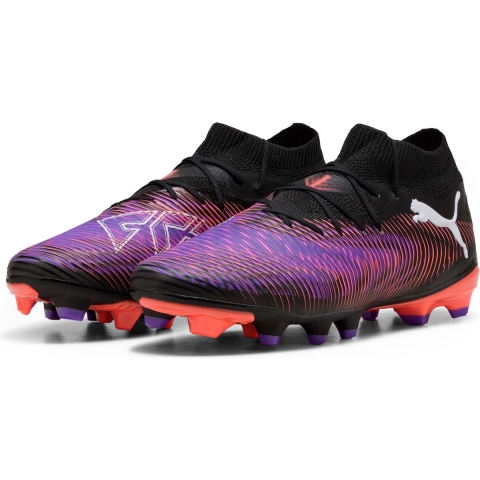 Puma FUTURE 8 PRO FG/AG Fußballschuhe | Black/White/Glowing Red | Größe: 39