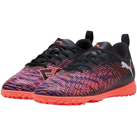 Puma FUTURE 8 PLAY TT Fußballschuhe Teenager Für Für Kinder | Black/White/Glowing Red | Größe: 38