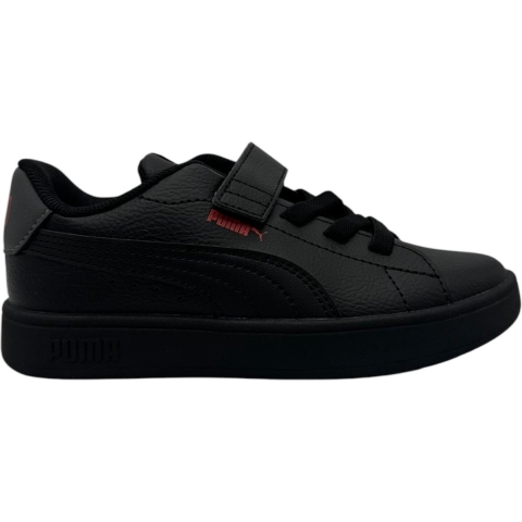 Puma Ballkid Sneakers Kinder Schuhe | Black/Shadow Gray/Red | Größe: 31