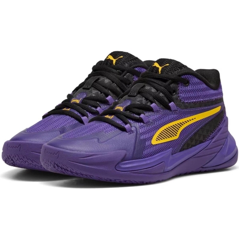 Puma The Dagger Basketballschuhe Unisex | Mit Plain | Black/Violet | Größe: 44