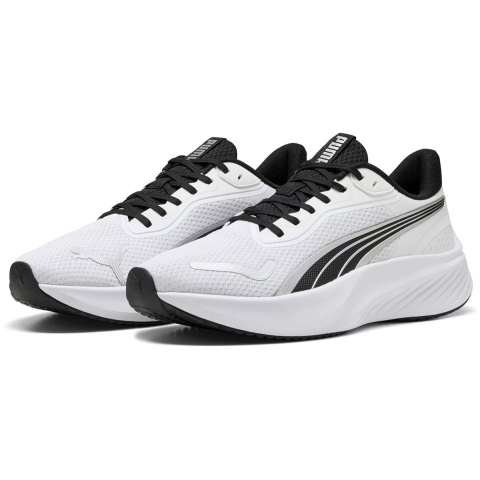 Puma Pounce Lite Laufschuhe | White/Black | Größe: 44.5