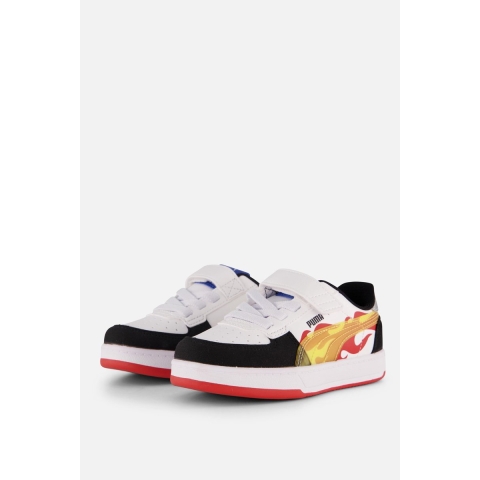 Puma X HOT WHEELS™ Caven 2.0 Sneakers Kinder Schuhe | Black/Red Fire/White | Größe: 34