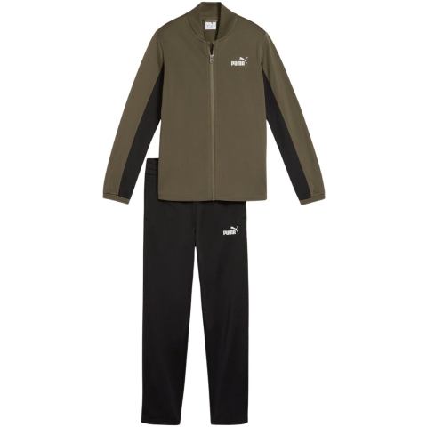 Puma Poly Baseball-Anzug Teenager Für Herren Für Damen Für Kinder | Mit Color Blocking | Loden Green | Größe: 7-8Y