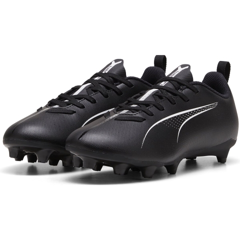 Puma ULTRA 5 PLAY FG/AG Fußballschuhe Teenager Für Für Kinder | Black/White | Größe: 32