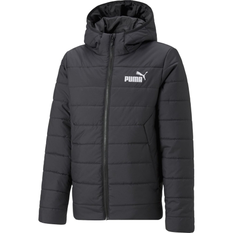 Puma Essentials Wattierte Jacke Teenager Für Herren Für Damen Für Kinder | Mit Plain | Black | Größe: 11-12Y