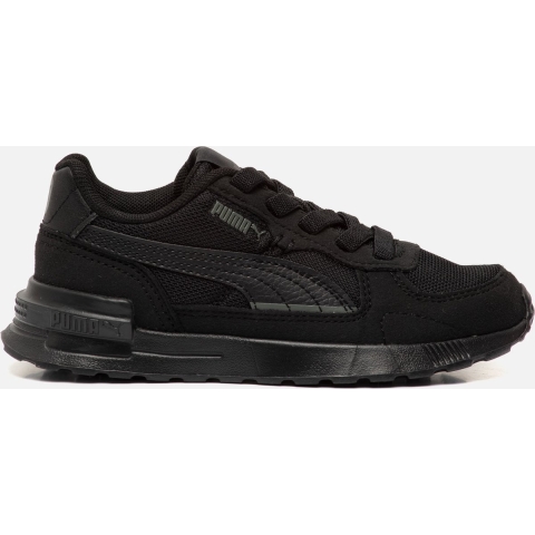 Puma Graviton AC Kinder Sneaker Schuhe | Mit Plain | Black/Black/Dark Shadow | Größe: 28