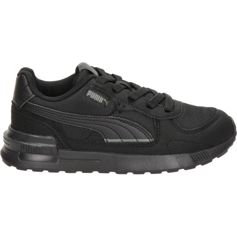 Puma Graviton AC Kinder Sneaker Schuhe | Mit Plain | Black/Black/Dark Shadow | Größe: 35