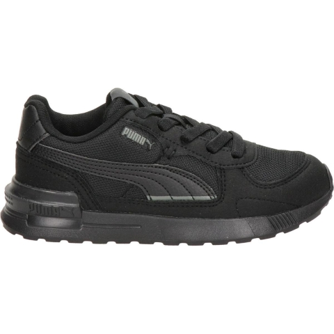 Puma Graviton AC Kinder Sneaker Schuhe | Mit Plain | Black/Black/Dark Shadow | Größe: 34