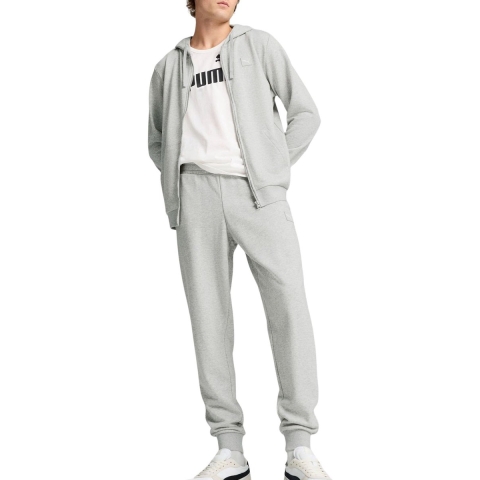 Puma Jogginganzug mit Kapuze Herren | Mit Print | Light Gray Heather | Größe: M